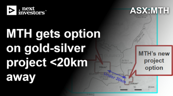 MTH acquires option on 4-leveled historic mine and processing plant