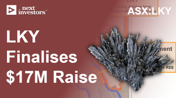 LKY: Just raised $17M, now backed by US institutions - first antimony producer in the USA?