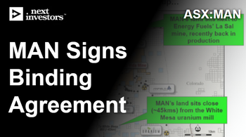 MAN signs binding agreement for processing of uranium and other critical minerals