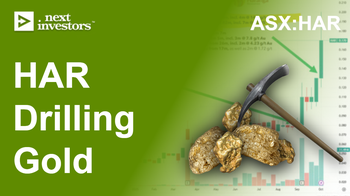 HAR: Two high grade gold drill programs - results in the coming weeks (some before Christmas)