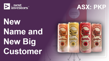 PKP: New name. New (big) customer. New alternative to drinking alcohol - cannabis beverages.