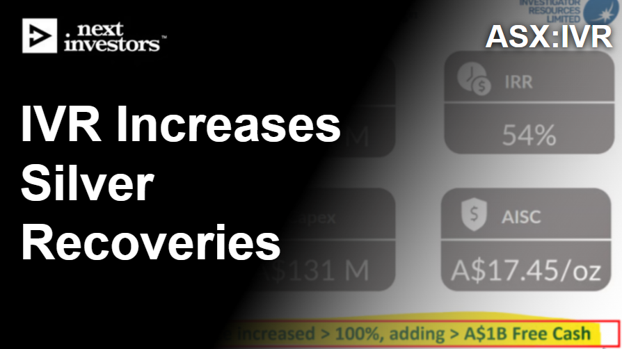 IVR increases silver recoveries for DFS due in early 2026