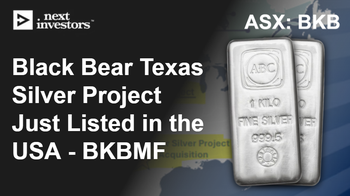Silver price at record -  Black Bear silver project in Texas starts trading on the US markets.