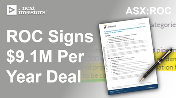 ~$30M capped ROC signs $9.1M PER YEAR revenue deal with major global retailer - for 5 years. Nearly ~1,400% increase to ROC’s last year revenue.