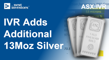 IVR: Finds an additional 13M ounces of silver… silver hits A$100 per ounce