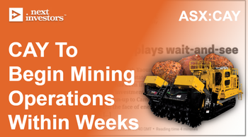 CAY starting mining operations in a few weeks…