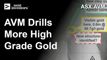 AVM intercepts 66.7g/t gold - gold prices now over A$7,000 per ounce