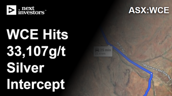 WCE hits 33,107g/t silver intercept from one of Australia’s highest grade old silver mines