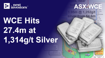 WCE: Hits 27.4m at 1,314g/t silver - including a 0.35m interval… 33,106g/t silver (that’s bonanza grades)
