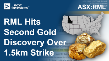RML hits a second gold discovery - ending in mineralisation, across 1.5km of strike