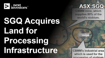 SGQ acquires land for processing infrastructure at its rare earths/niobium project