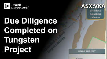 VKA - due diligence completed on US tungsten project