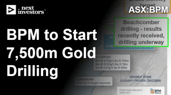 BPM to start 7,500m gold drilling at WA project - results due May