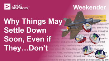 Why things may settle down soon, even if they… Don’t