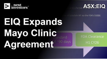 EIQ expands Mayo Clinic agreement ahead of potential FDA clearance for heart failure AI