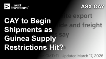 CAY to benefit from supply shortages? - mining equipment on site…