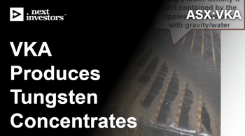 VKA produces tungsten concentrates from US project