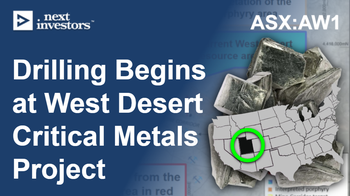 AW1: Drilling in the USA for critical metals... that China controls