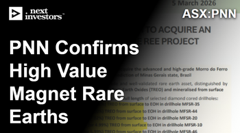 PNN confirms high value magnet rare earths at Brazilian project