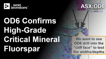 OD6 confirms high-grade critical mineral fluorspar from US project