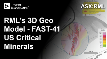 RML - 3D geological model of FAST-41 US critical minerals project