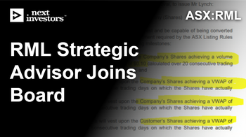 RML - Brett Lynch joins the board ahead of NASDAQ listing, drilling AND Fast-41 permitting update