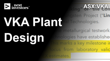 VKA finalises processing plant design for US tungsten project