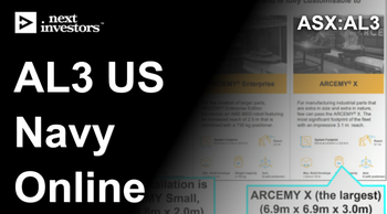 AL3’s first portable 3D printing system now online at a US Navy facility