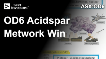 OD6 - metwork shows acid-grade fluorspar suitable for AI chip production, batteries and defence
