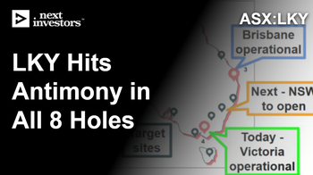 LKY hits antimony in all 8 holes from US project
