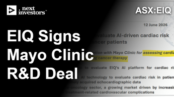 EIQ to use its AI tech in cancer patients - opening up a new cardio-oncology market