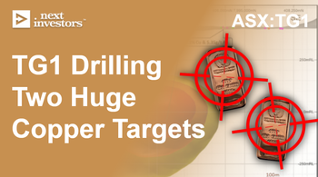 TG1: Microcap drilling two giant colourful mega-blobs (copper targets) in a few weeks. We just put into the TG1 cap raise. Copper running.