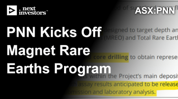 PNN kicks off magnet rare earths development program
