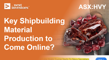 HVY: Key shipbuilding material production to come online as US and China race to outbuild each other?
