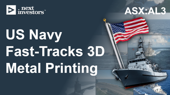 AL3: US Navy announces it will deploy 3D metal printing “at unprecedented speeds” (starting from 3 days ago)