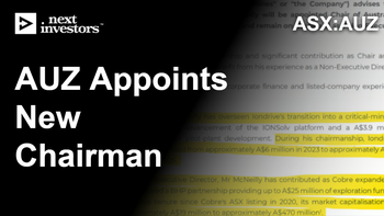 AUZ appoints Michael McNeilly as Chairman