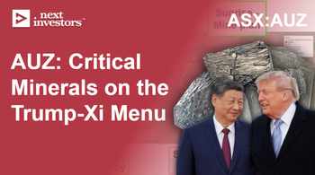 AUZ: USA critical minerals on the menu as Trump and Xi meet in the USA