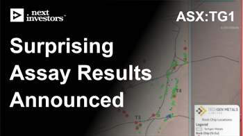 TG1 Announces Surprising Assay Results from Ida Valley Project