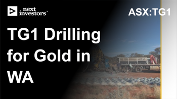 TG1 drilling for gold in WA - gold price at all time highs
