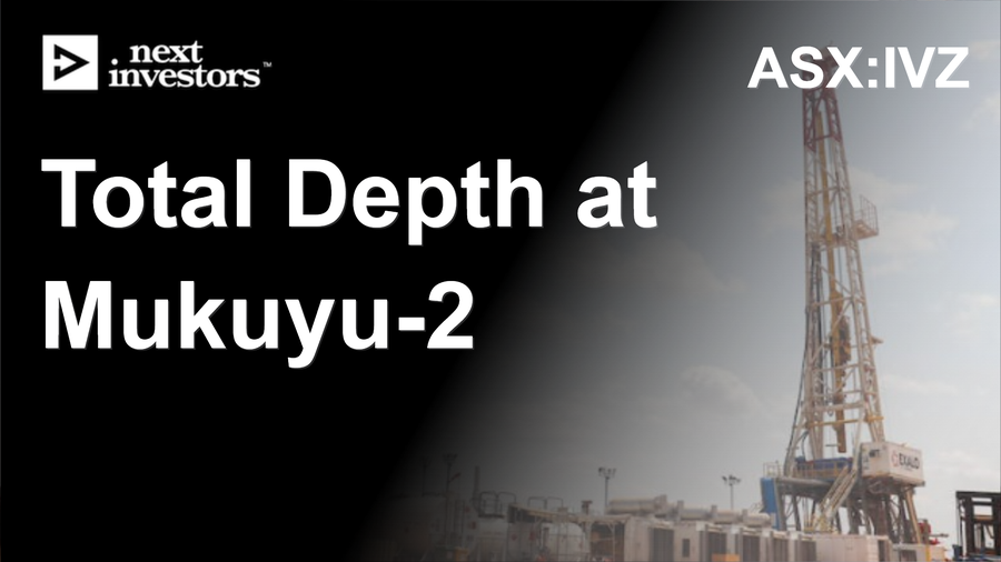 IVZ hits total depth TD. Wireline logging underway…