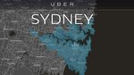 The Uber service in Sydney