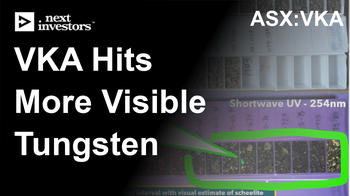 VKA hits more visible tungsten days after restarting Nevada drilling