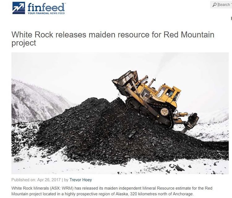 White rock minerals finfeed