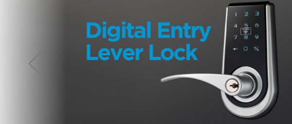 digital entry lever lock