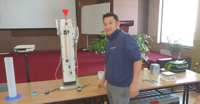 Training seminar on desorption equipment in Ulaanbaatar, Mongolia
