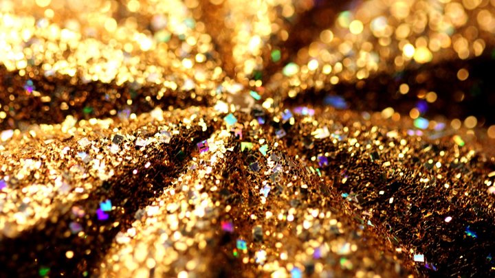 Full frame image of a golden object