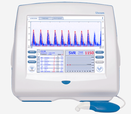 The USCOM 1A is a cost-effective and non-invasive advanced haemodynamic monitor. 