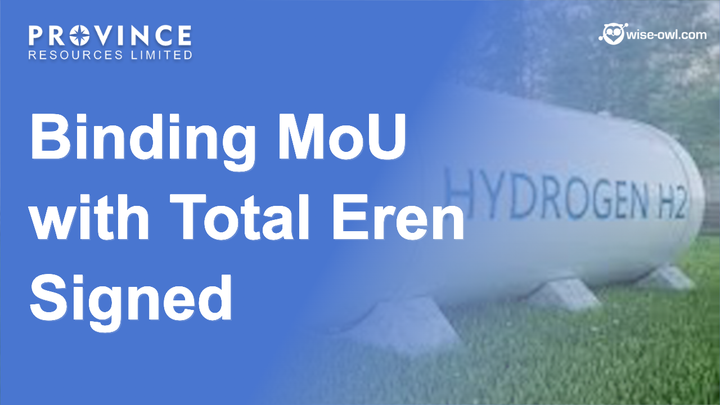 PRL - Binding MoU with Total Eren signed