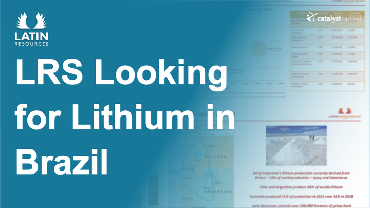 LRS - Looking for lithium in Brazil