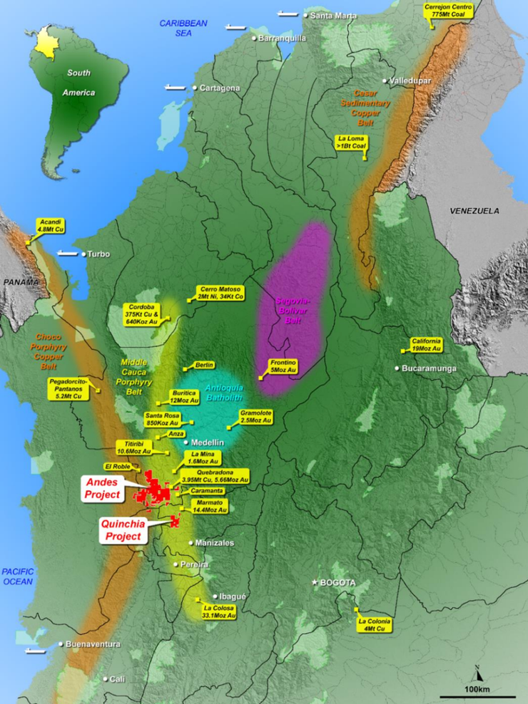 LCL’s Andes and Quinchia Projects